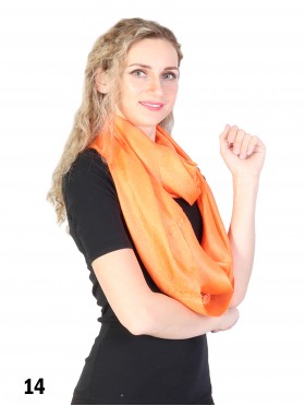 Solid Colour Loop Fashion Scarf